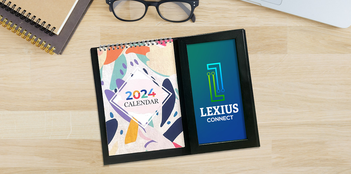 Desk Calendar with Photo Frame VistaPrint